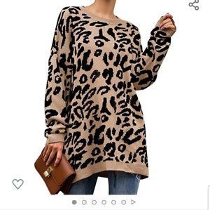 Brand new women size S Leopard print casual shirts